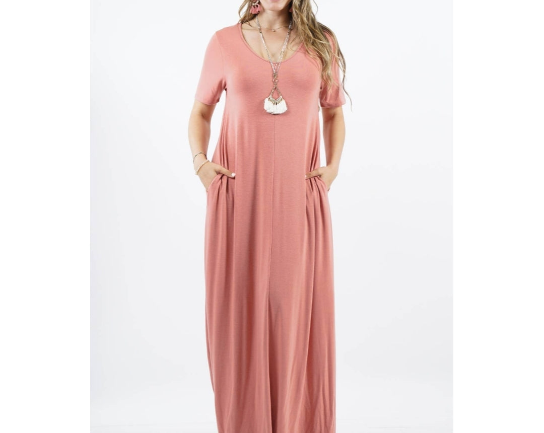 Ash Rose plus size sundress with sleeves