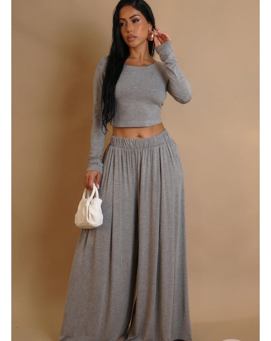Olivia two piece (Grey set)